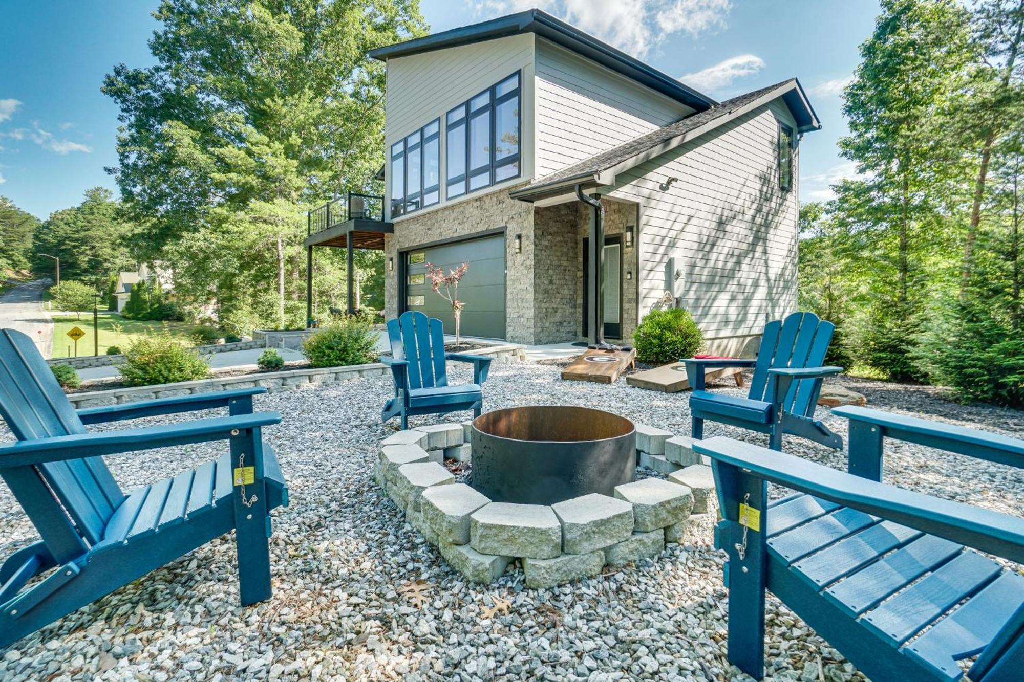 Luxury Modern Home On Golf Course With Game Room! Helen Exterior foto